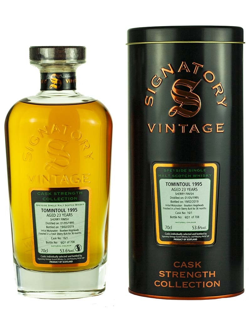 トミントール 23年 1995 シグナトリー カスクストレングス