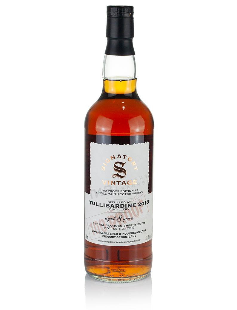 タリバーディン 8年 2015 シグナトリー 100プルーフ エディション #2