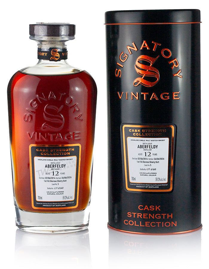 Aberfeldy 12 Year Old 2016 Signatory Cask Strength