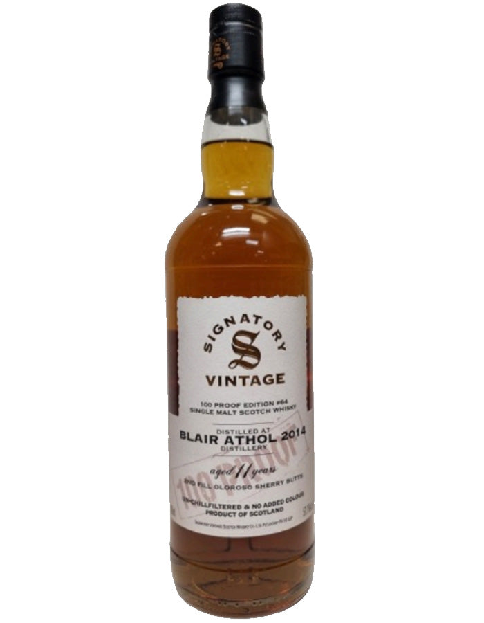 Blair Athol 11 Year Old 2014 Signatory 100-Proof Edition #64