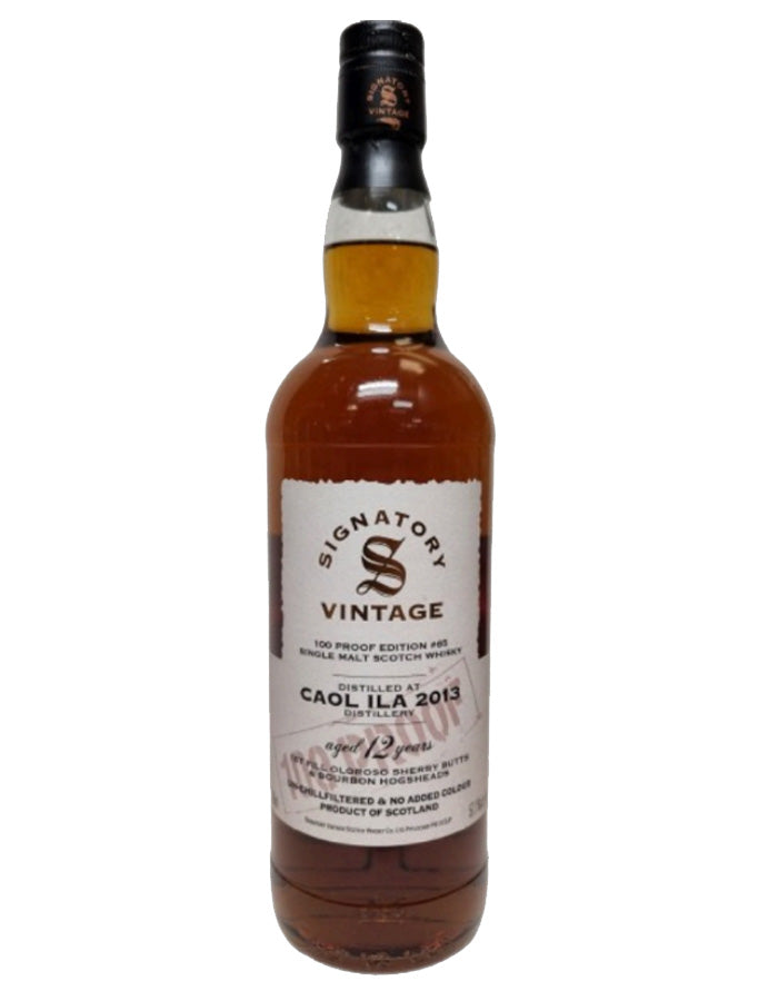 Caol Ila 12 Year Old 2013 Signatory 100-Proof Edition #65