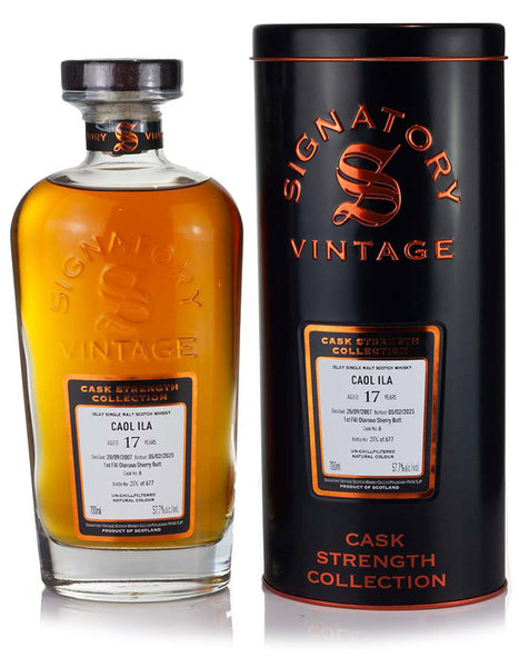 Caol Ila 17 Year Old 2007 Signatory Cask Strength #6 | The Whisky