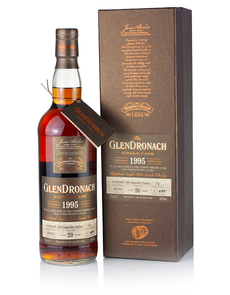 Glen Dronach 1995 20y The Whisky Fair 空瓶 글렌드로낙 20년산 1995 배치 14 #543 1호 | 더 위스키 배럴 – The