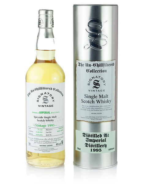 Imperial 20 Year Old 1995 Signatory Un-Chillfiltered #50248 #50249