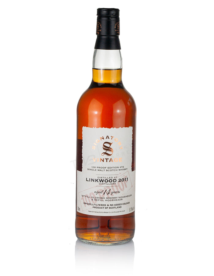 Linkwood 14 Year Old 2011 Signatory 100-Proof Edition #72