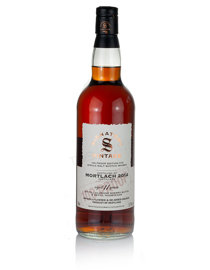 Mortlach 11 Year Old 2014 Signatory 100-Proof Edition #73