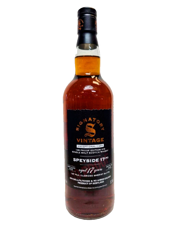 Mystery Malt (Macallan) 17 Year Old 2009 Signatory Exceptional Cask Edition #16