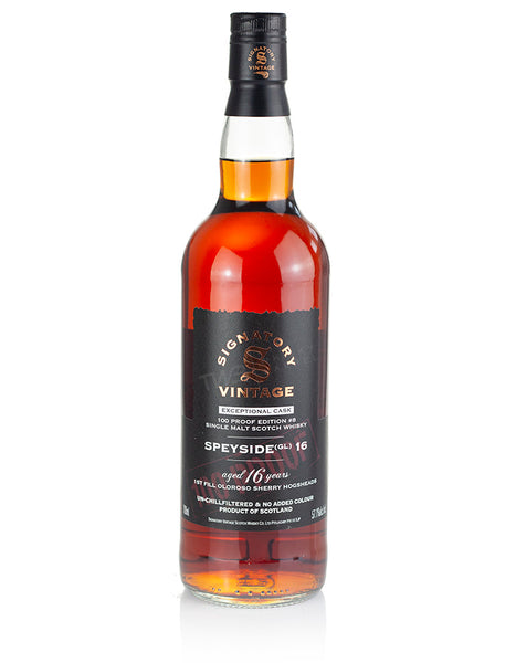 【新品未開封】シグナトリー「スペイサイド（GL）16年」エクセプショナルカスク Mystery_Malt_Glenlivet_16_Year