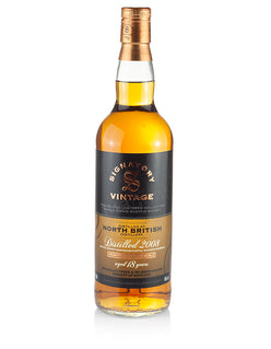 North British 18 Year Old 2008 Signatory Un-Chillfiltered