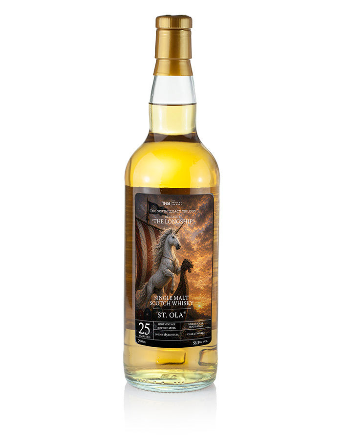 St. Ola® (Orkney) 25 Year Old 2001 Unicorn 1st Release The Longship