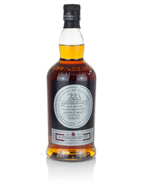 【Yoci-】スプリングバンク & ヘーゼルバーン スプリングバンク ヘーゼルバーン 8年 2017 オロロソカスク (2025