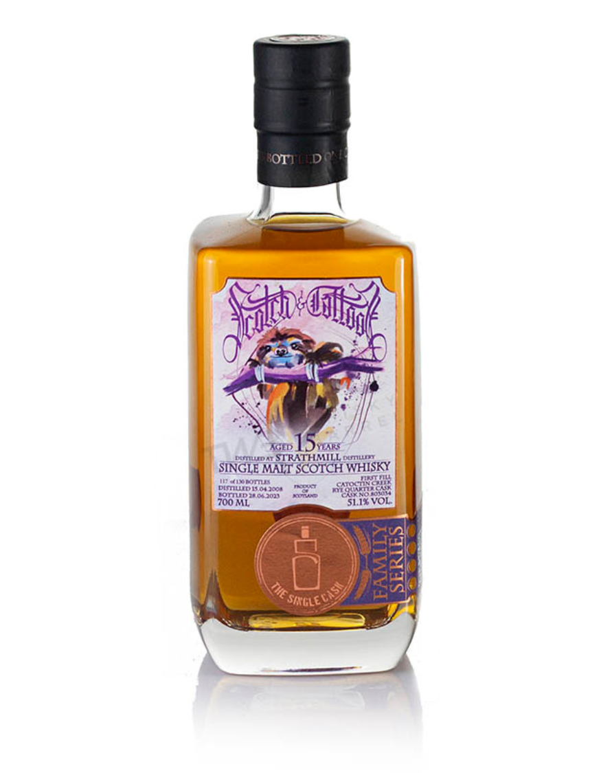 Strathmill 15 Year Old 2008 Scotch & Tattoo's The Single Cask
