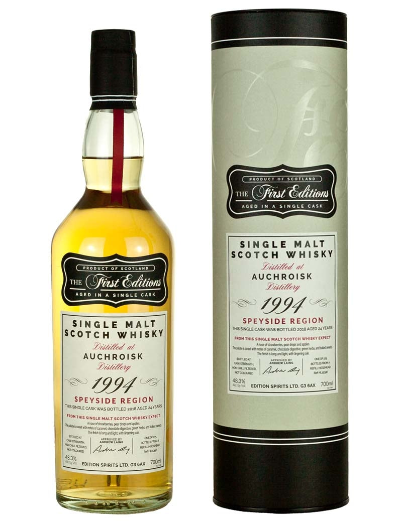 Auchroisk 24 Year Old 1994 First Editions