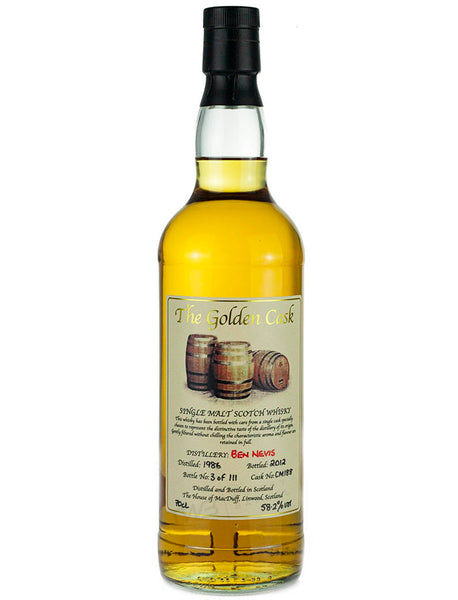 Ben Nevis 26 Year Old 1986 The Golden Cask (2012) | The Whisky Barrel