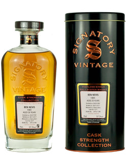 Ben Nevis 26 Year Old 1991 Signatory Cask Strength