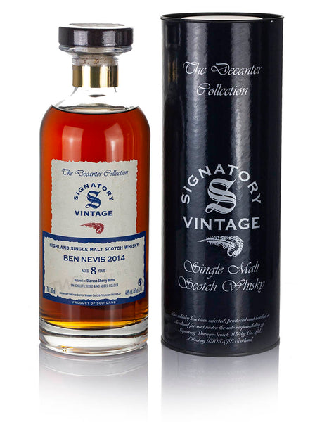 Signatory Vintage Decanter Collection Ben Nevis 8 Year Old 2014