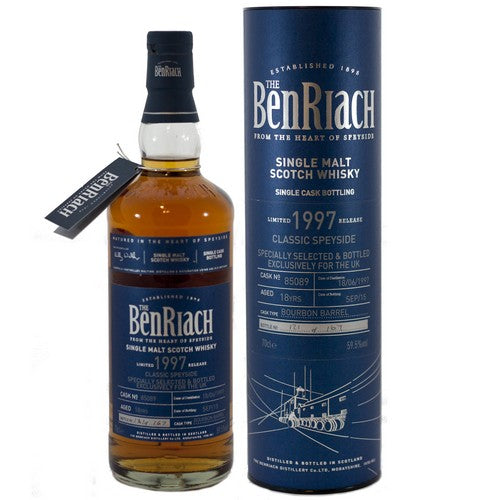 Benriach 18 Year Old 1997 Cask #85089