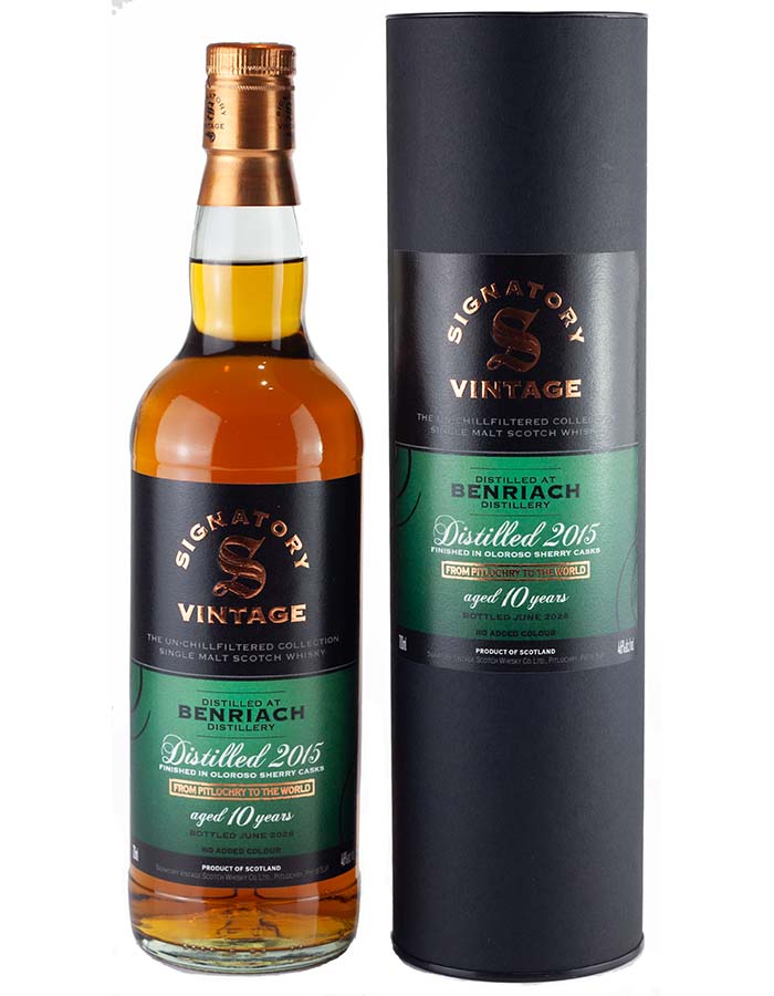 Benriach 10 Year Old 2015 Signatory Un-Chillfiltered