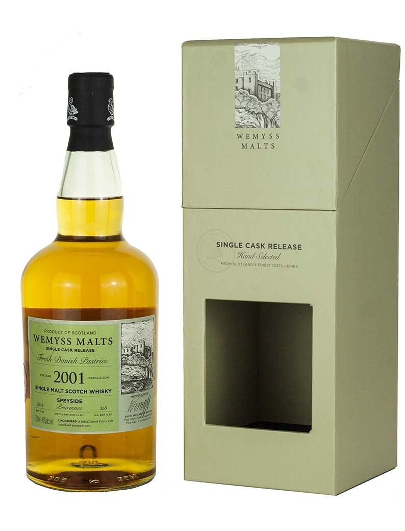 Benrinnes 17 Year Old 2001 Fresh Danish Pastries Wemyss