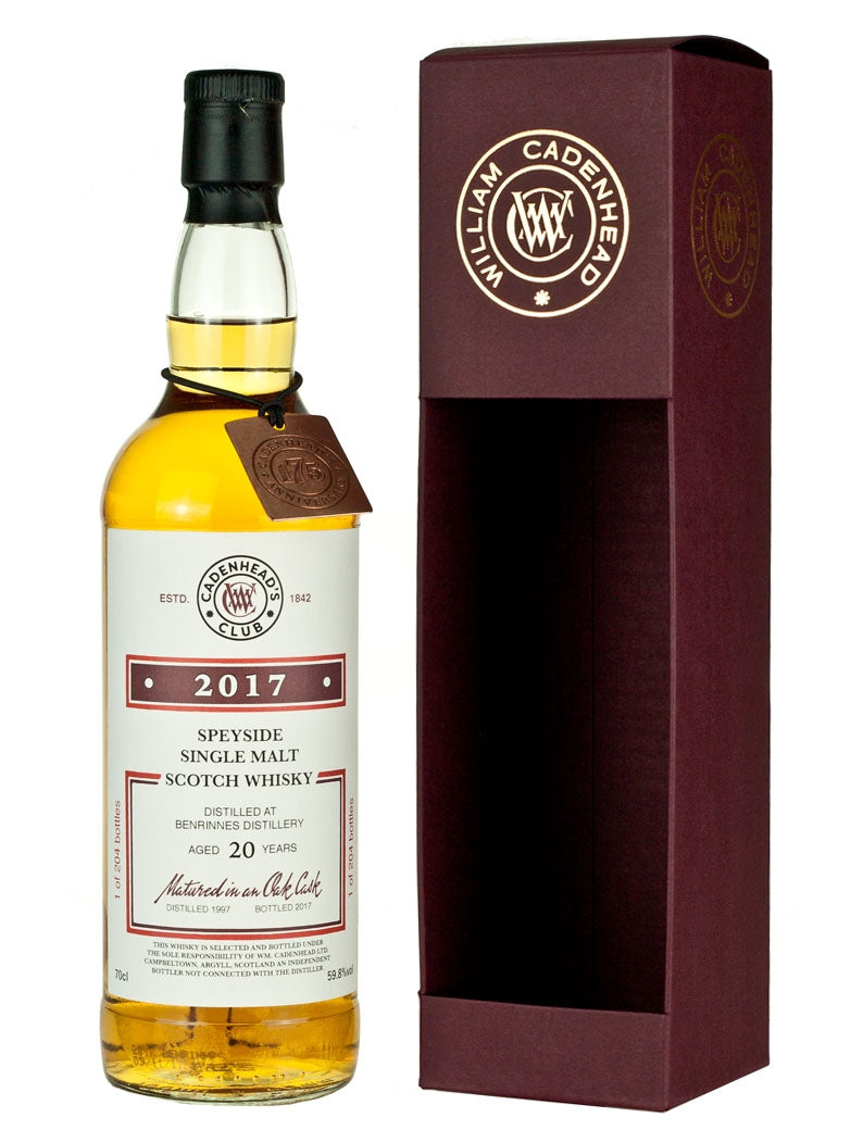Benrinnes 20 Year Old Cadenhead's Club 2017