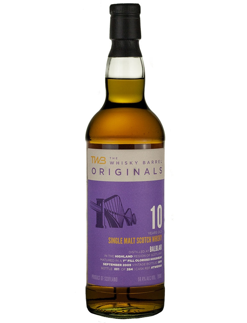 Balblair 10 Year Old 2009 TWB Originals