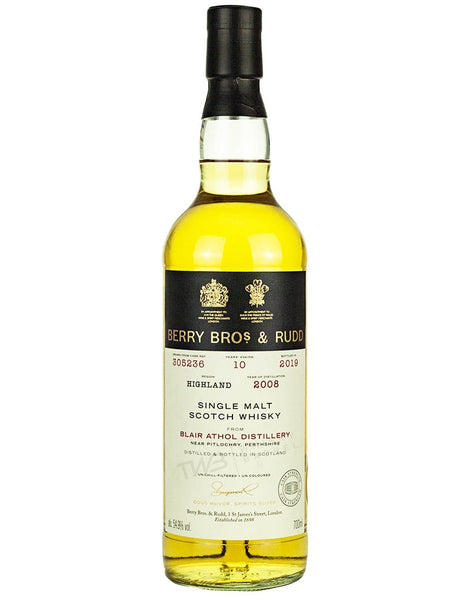Blair Athol 10 Year Old 2008 Berry Bros & Rudd - The Whisky Barrel