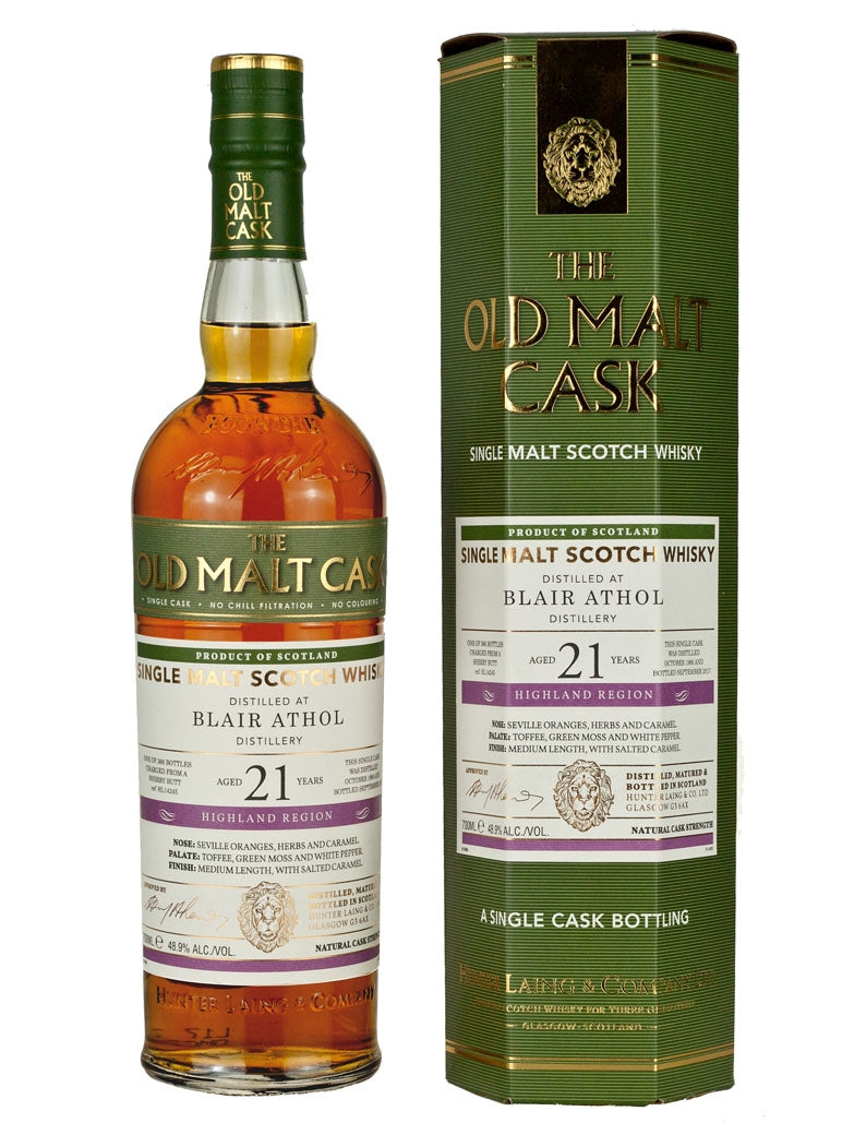 Blair Athol 21 Year Old 1995 Old Malt Cask