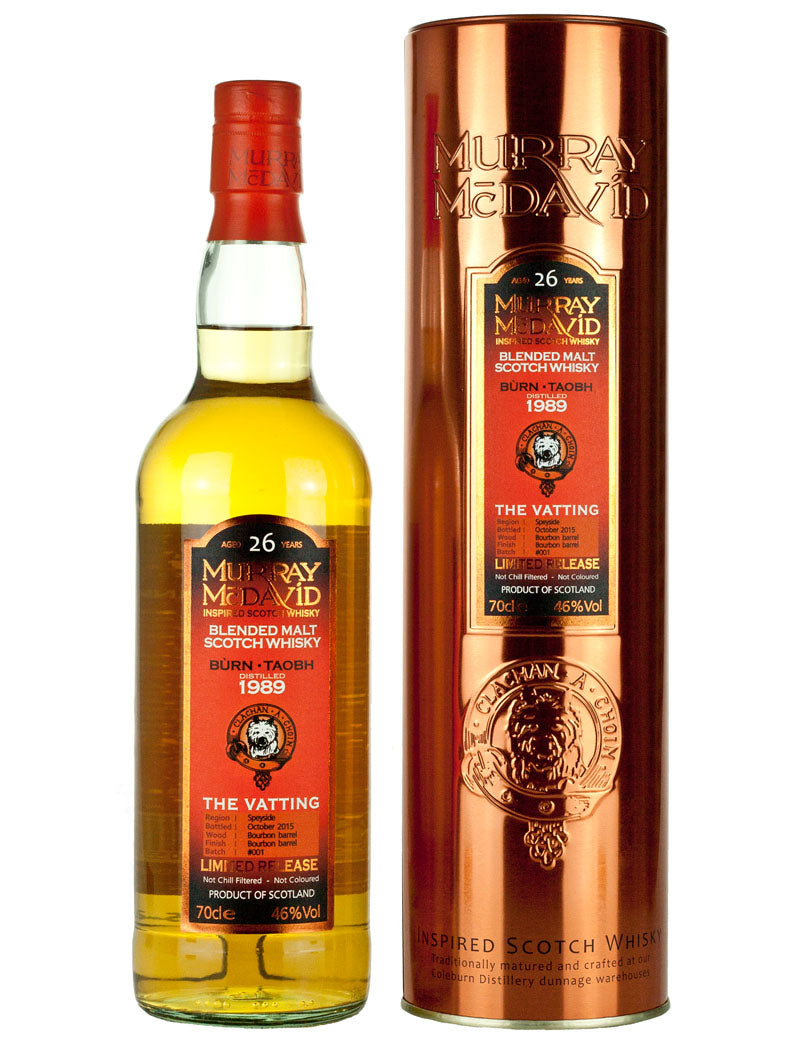 ブレンデッドスコッチ バーンタオブ 26年 1989 マーレイ・マクダヴィッド