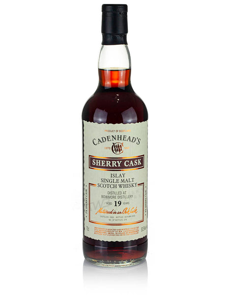 ボウモア 19年 2003 カデンヘッド シェリーカスク – The Whisky Barrel
