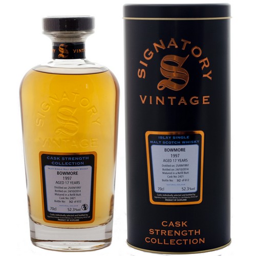 Bowmore 17 Year Old 1997 Signatory