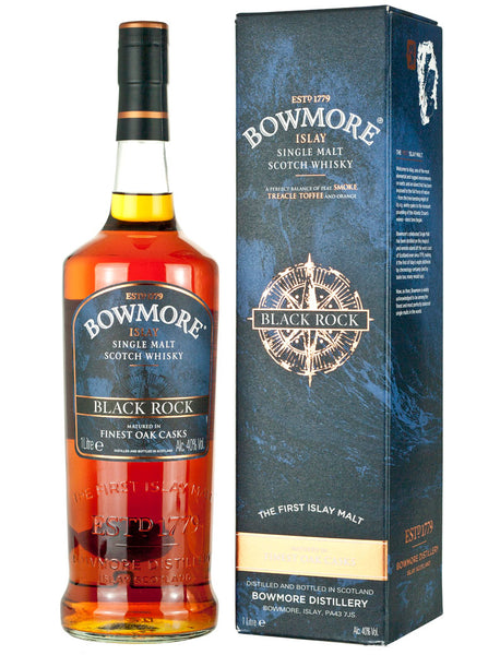 ボウモア ブラックロック 1000ml 40% Amazon.co.jp: ボウモア ブラック ロック 40度 1000ml [並行輸入品