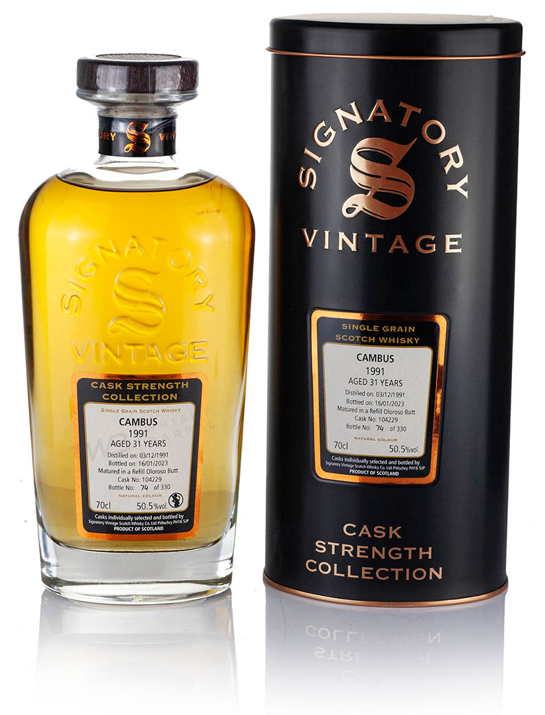 Cambus 31 Year Old 1991 Signatory Cask Strength