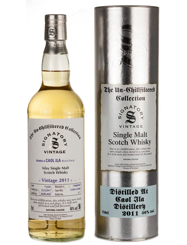 Caol Ila 8 Year Old 2011 Signatory Un-Chillfiltered