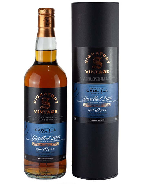 Caol Ila 10 Year Old 2016 Signatory Un-Chillfiltered | The Whisky