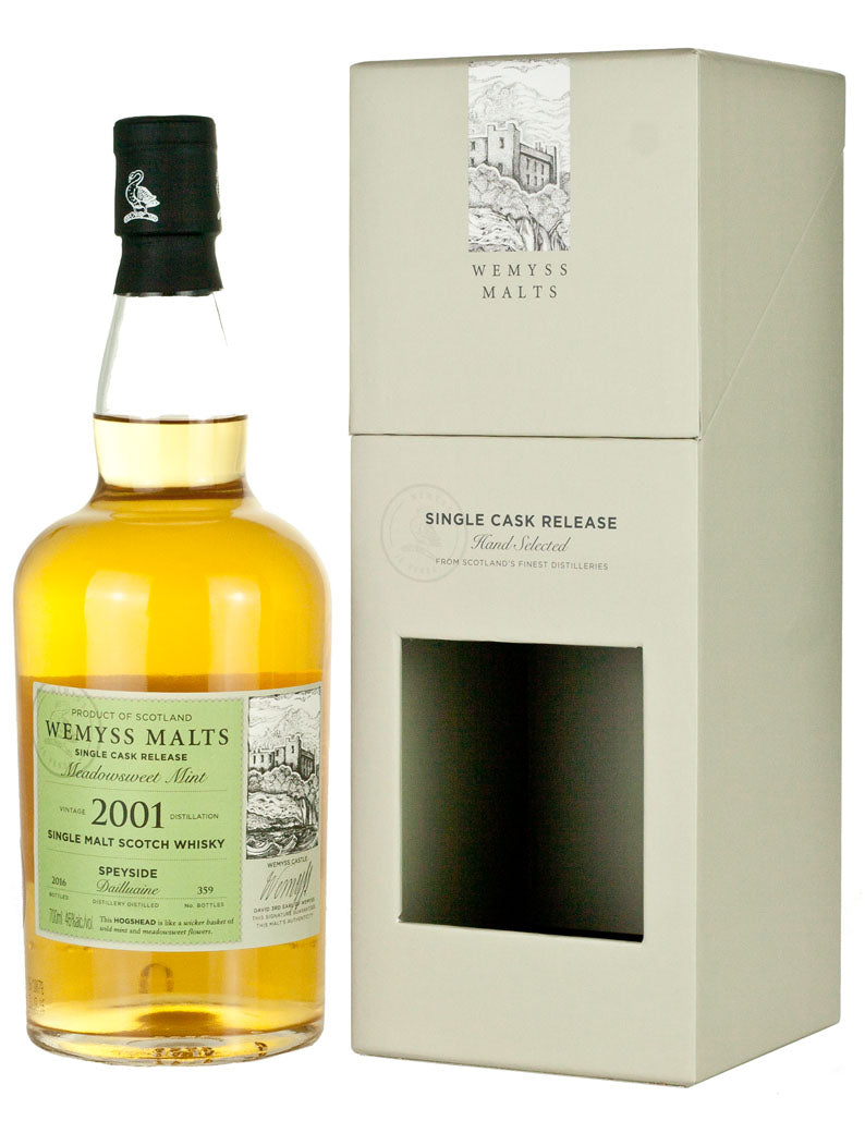 Dailuaine 15 Year Old 2001 Meadow Sweet Mint Wemyss