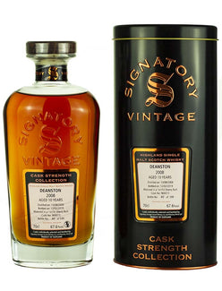 ディーンストン 10年 2008 シグナトリー カスクストレングス