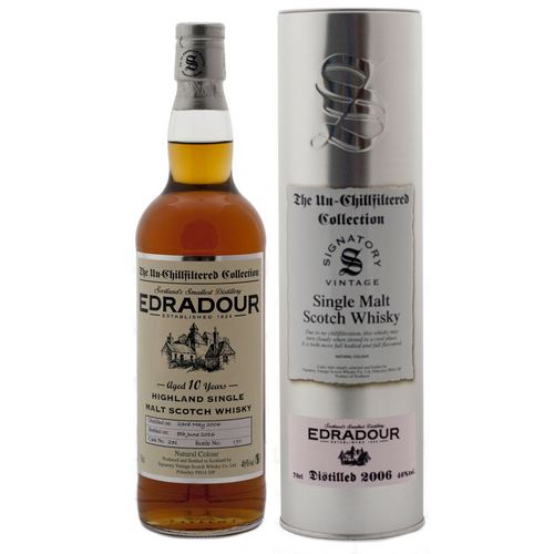 Edradour 10 Year Old 2006 Un-Chillfiltered