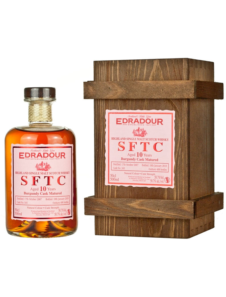 Edradour 10 Year Old 2007 Burgundy Cask STFC