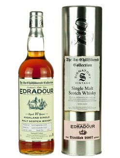 Edradour 10 Year Old 2007 Signatory Un-Chillfiltered