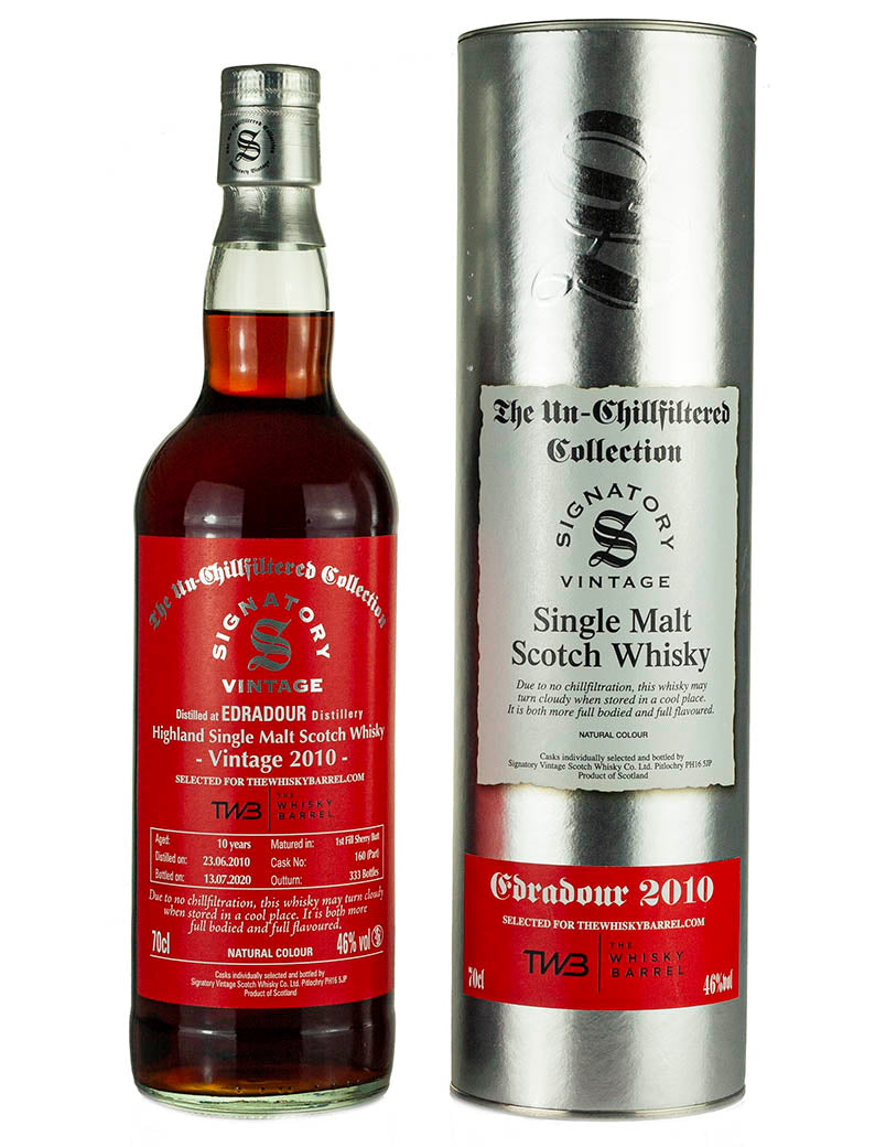 Edradour 10 Year Old 2010 Signatory Exclusive