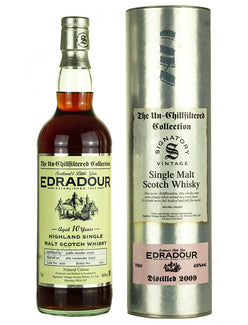 Edradour 10 Year Old 2009 Signatory Un-Chillfiltered