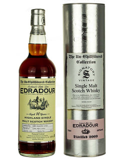 Edradour 10 Year Old 2009 Signatory Un-Chillfiltered