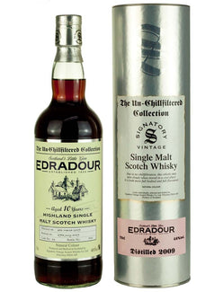 Edradour 10 Year Old 2009 Signatory Un-Chillfiltered