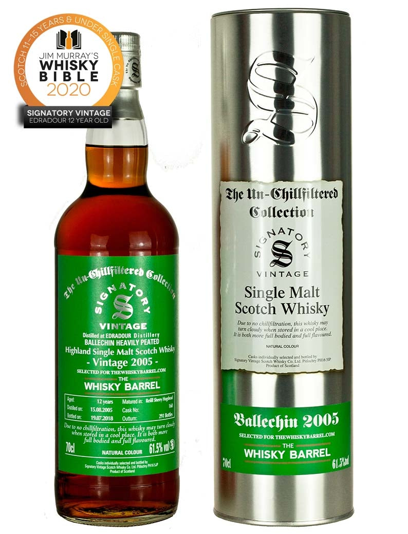 Edradour Ballechin 12 Year Old 2005 Signatory Exclusive