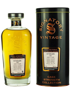 Fettercairn 21 Year Old 1997 Signatory Cask Strength