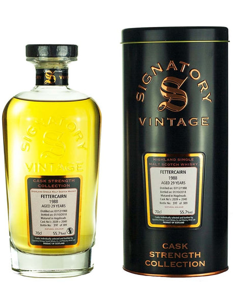 Fettercairn 29 Year Old 1988 Signatory Cask Strength - The Whisky