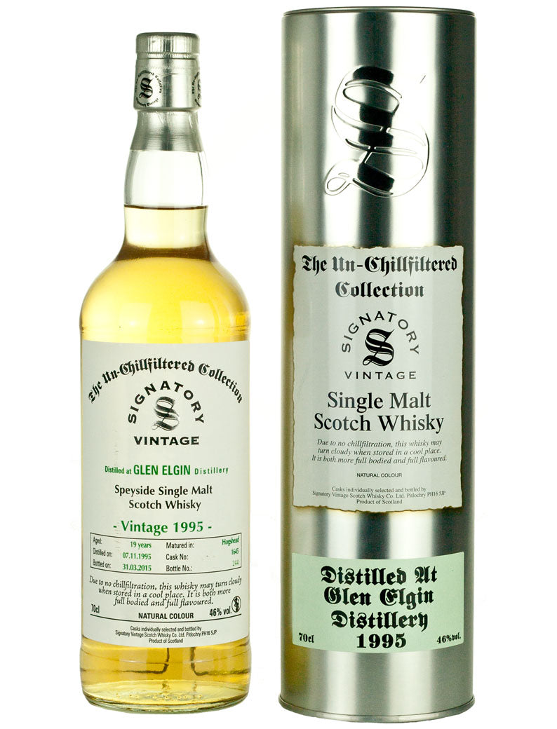 Glen Elgin 19 Year Old 1995 Un-Chillfiltered