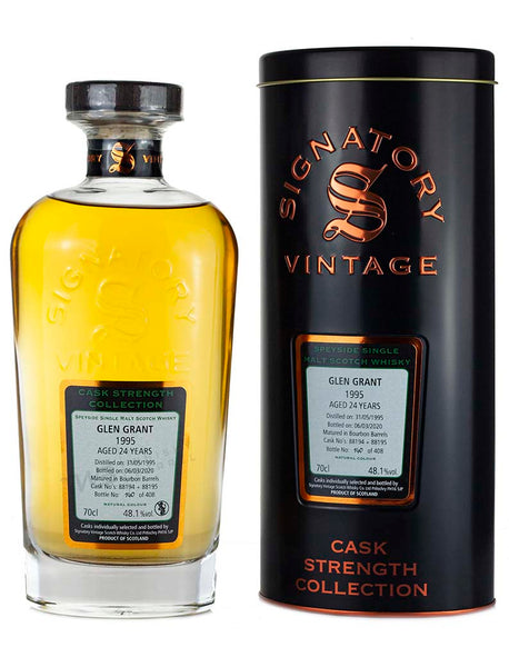 グレン・グラント 24年 1995 シグナトリー カスクストレングス - ザ