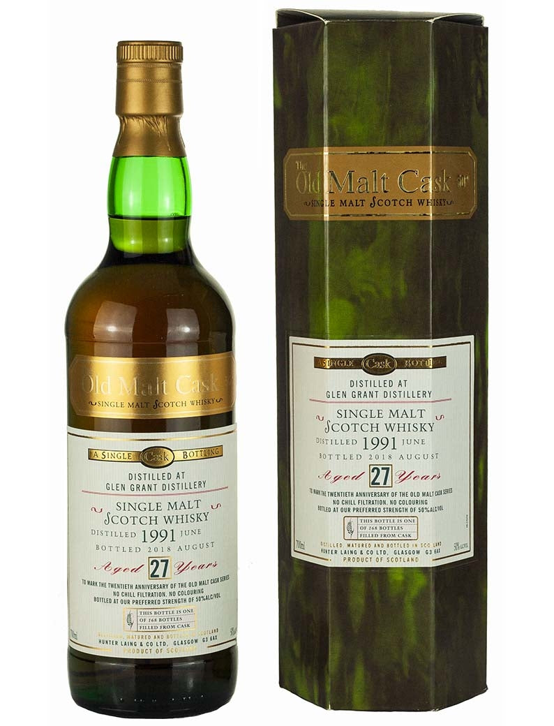 Glen Grant 27 Year Old 1991 Old Malt Cask 20th Anniversary
