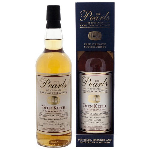 Glen Keith 23 Year Old 1991 Pearls of Scotland